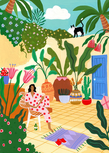 Spanish Garden by Jessica Smith
