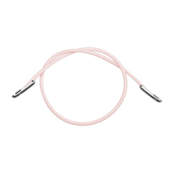 Light pink elastic closure