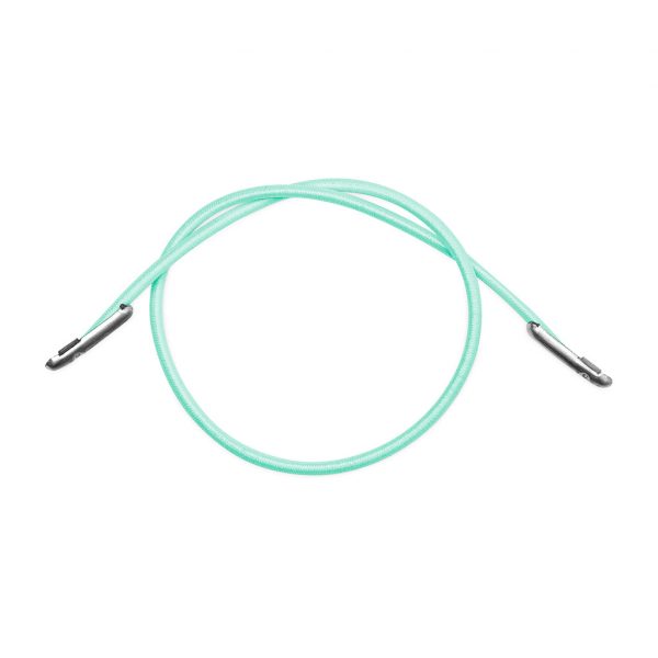 Turquoise elastic closure