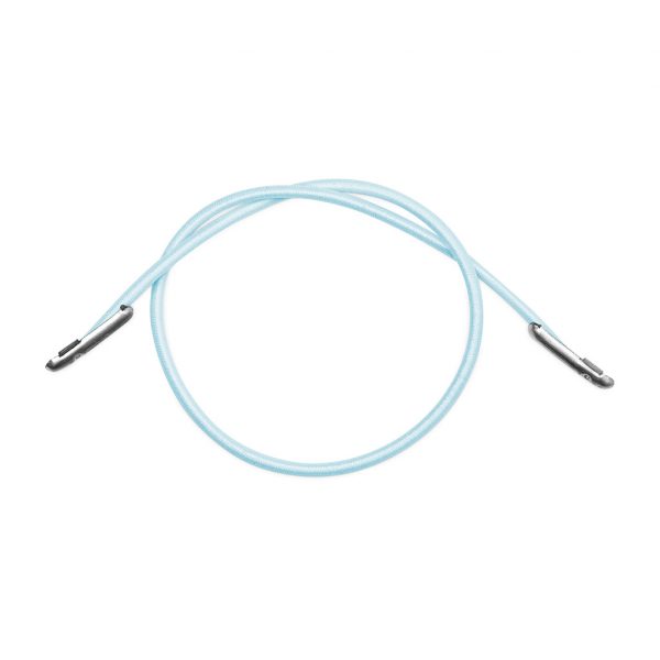 Light blue elastic closure