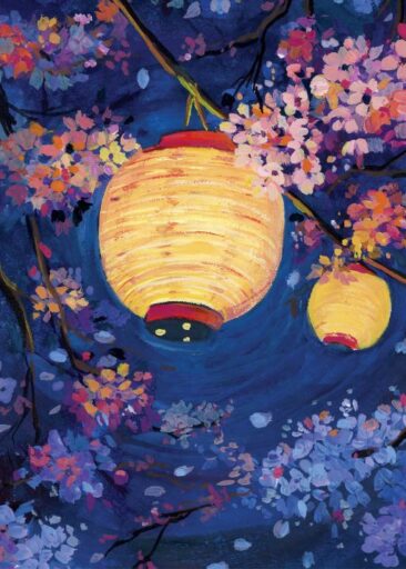 Midnight lantern by Zoe Art Garden